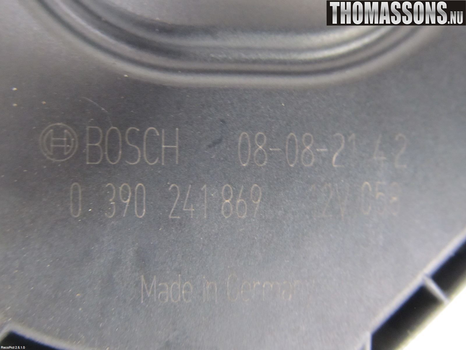 Peugeot 308 08-13 Torkarmotor Vindruta