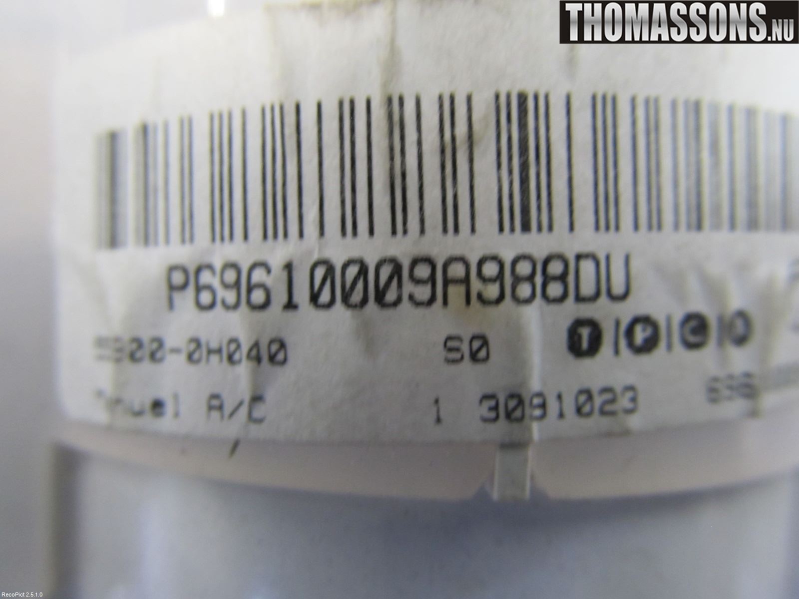 Toyota AYGO 06-14 Värmereglage