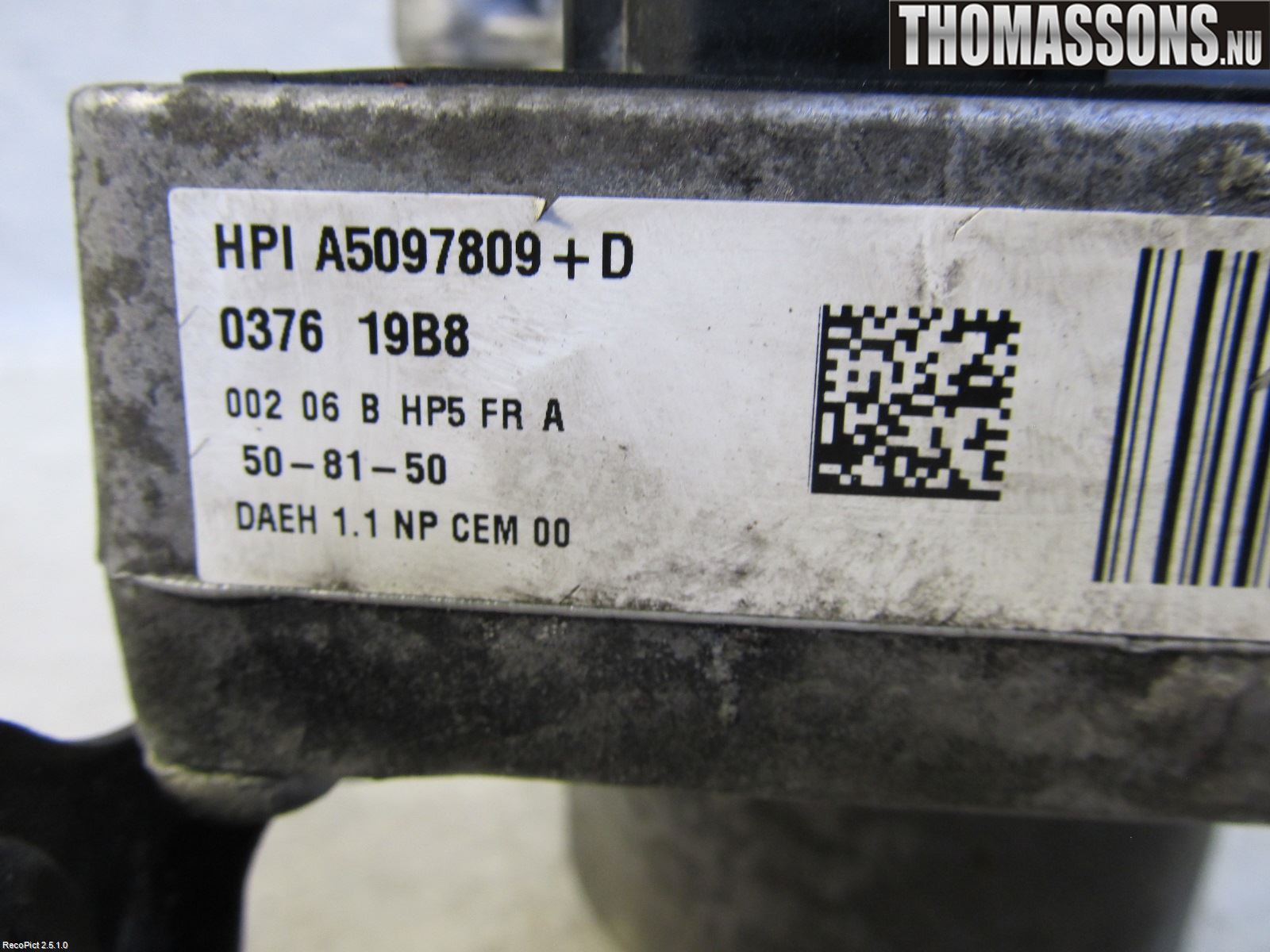 Peugeot 307     05-08 Styrservo Pump Elektrisk