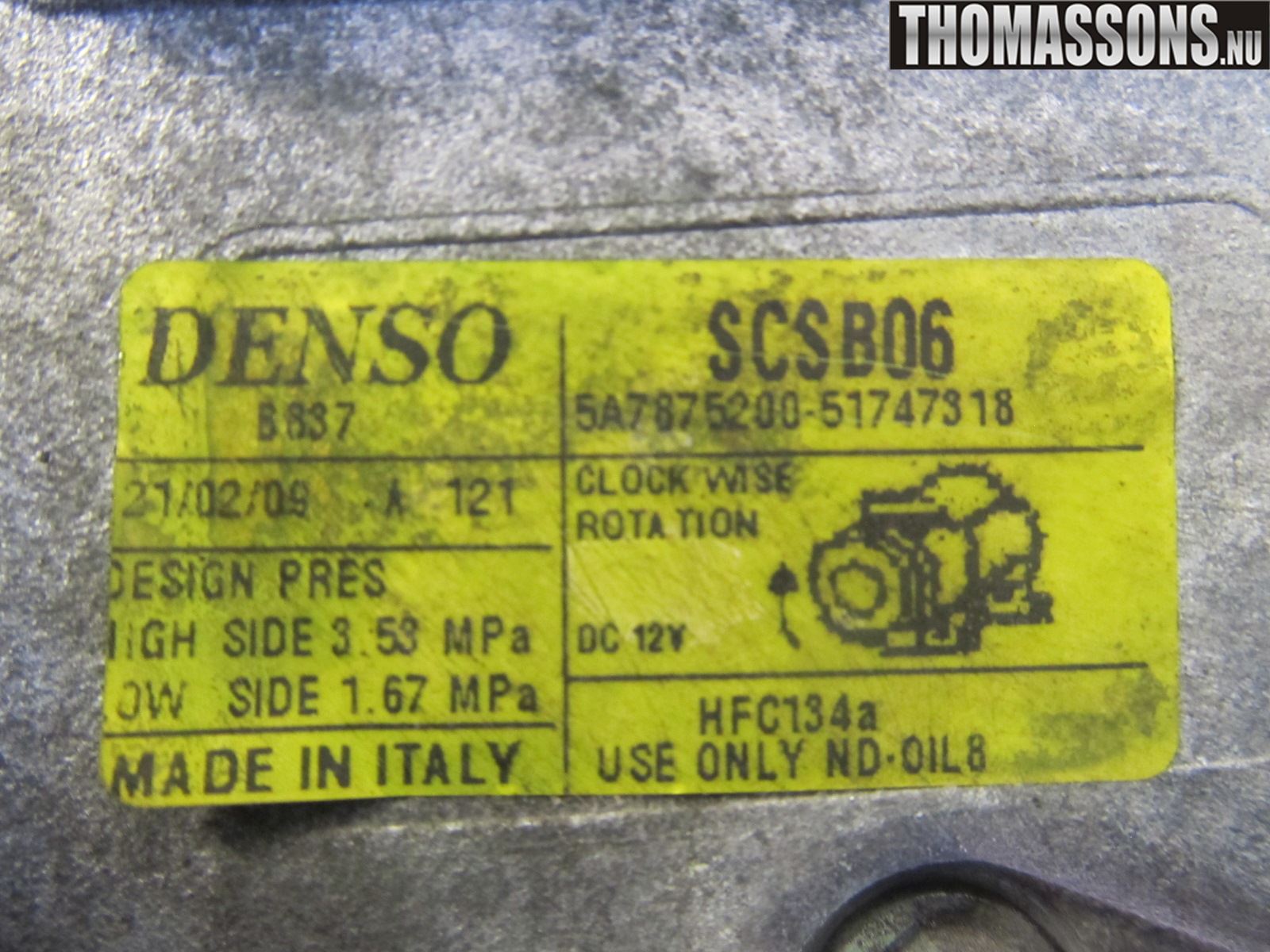 Ford KA 09-16 Ac Kompressor