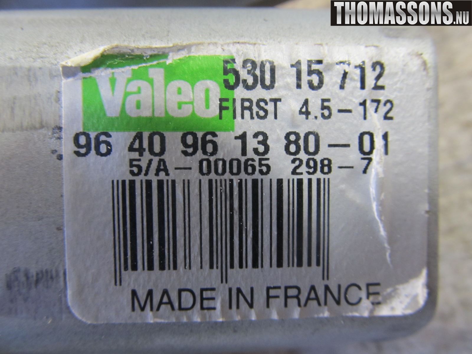 Peugeot 307     05-08 Torkarmotor Baklucka