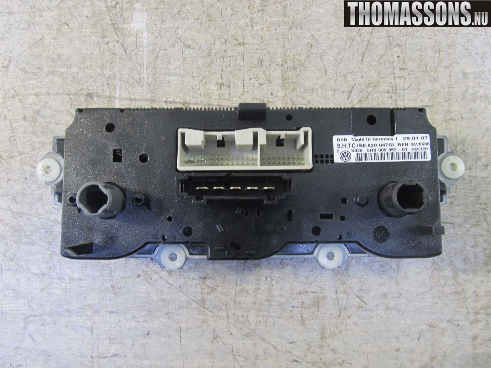 Volkswagen VW CADDY 04-10 Ac Styrenhet Ac Manöveren