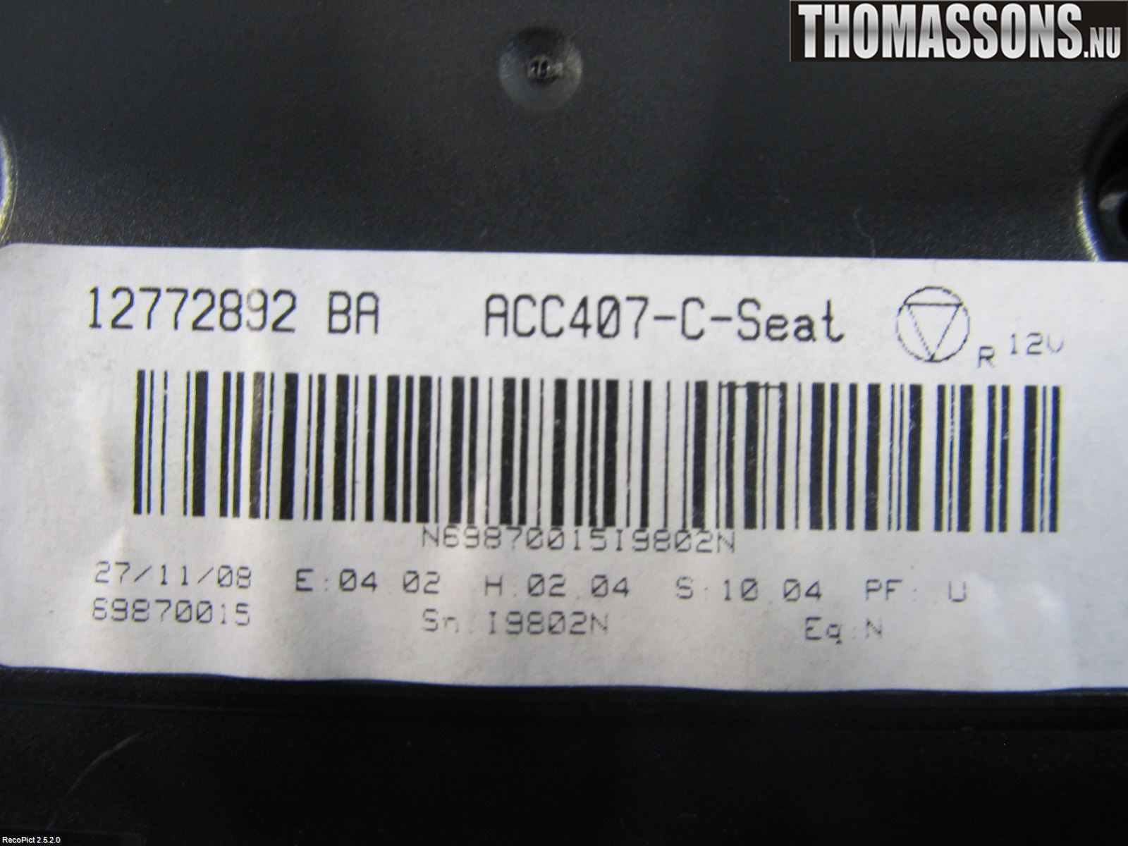 Saab 9-3 VER2/VER3 08-15 Ac Styrenhet Ac Manöveren