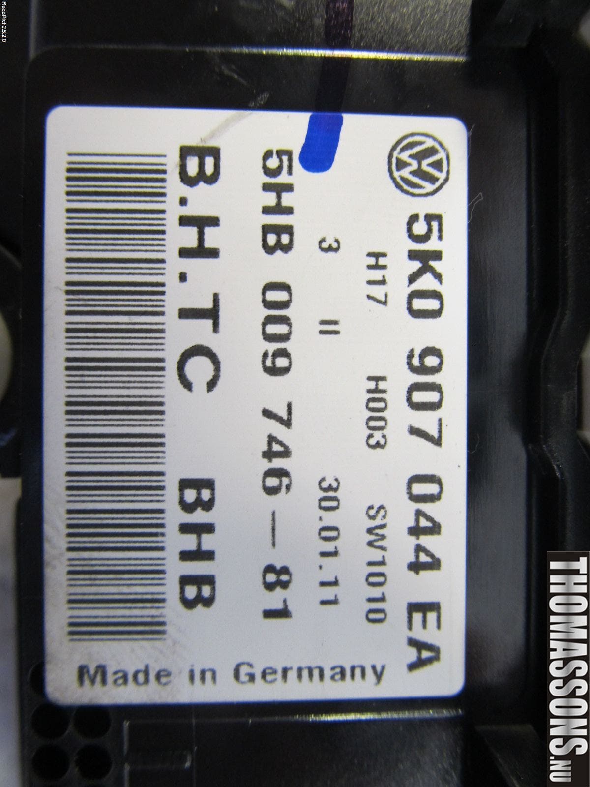 Volkswagen VW CADDY 04-10 Ac Styrenhet Ac Manöveren