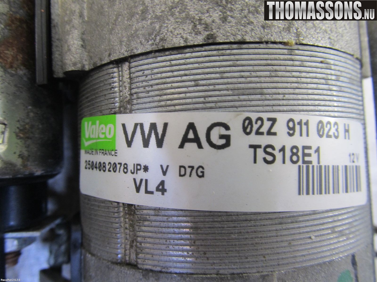 Volkswagen VW CADDY      04-10 Startmotor