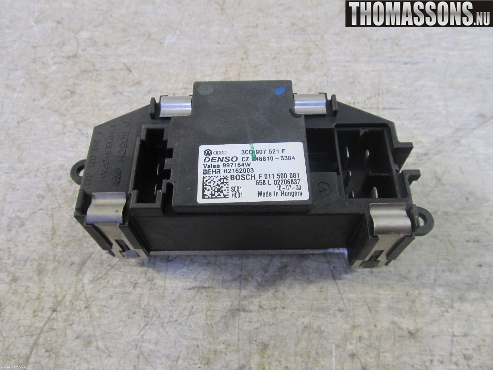 Volkswagen VW CADDY      04-10 Värmefläktsmotstånd