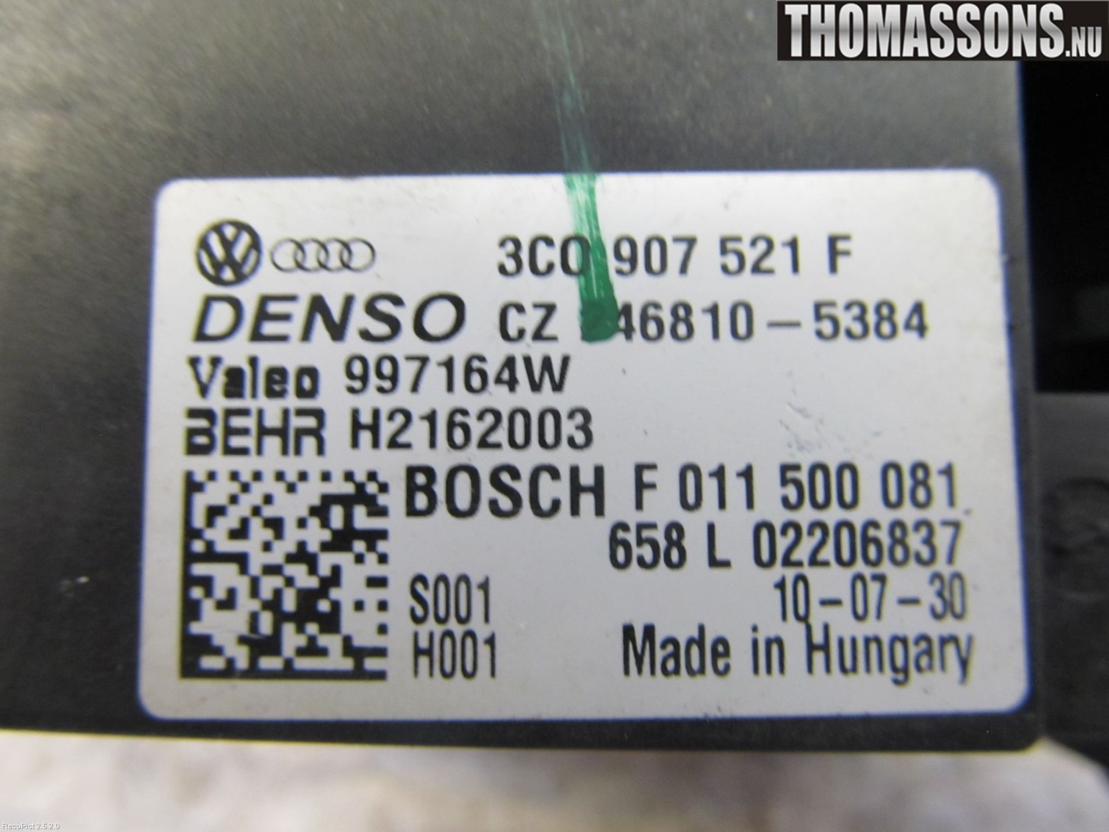 Volkswagen VW CADDY      04-10 Värmefläktsmotstånd