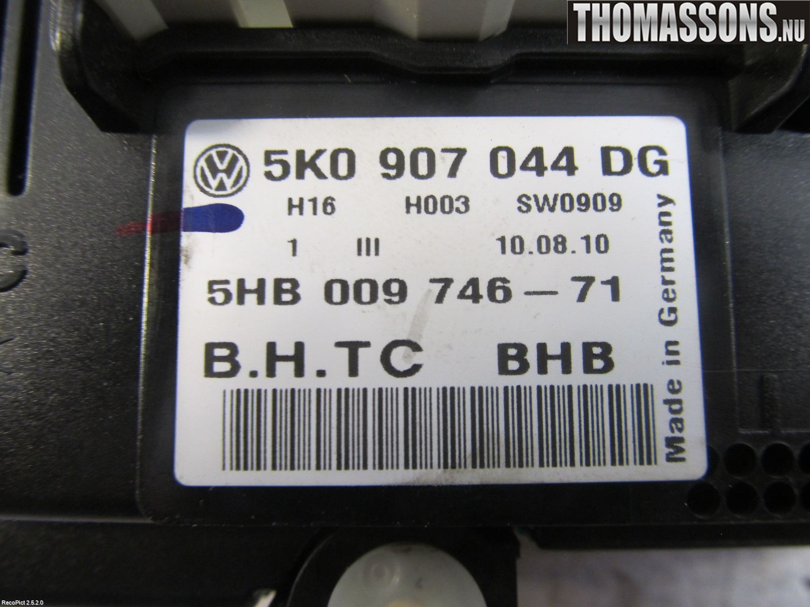 Volkswagen VW CADDY      04-10 Ac Styrenhet Ac Manöveren