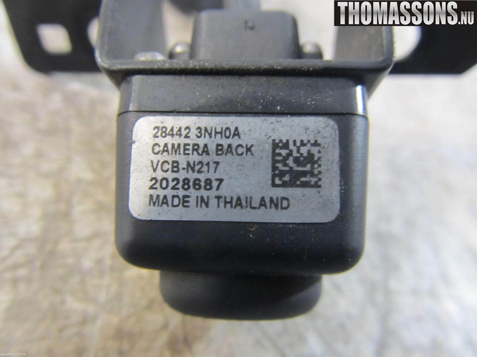 Nissan LEAF 11-17 Parkeringshjälp Kamera