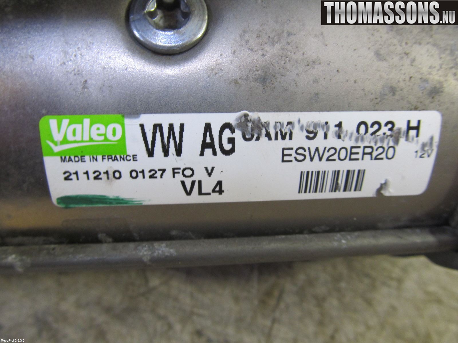 Volkswagen VW GOLF VI 09-13 Startmotor Diesel