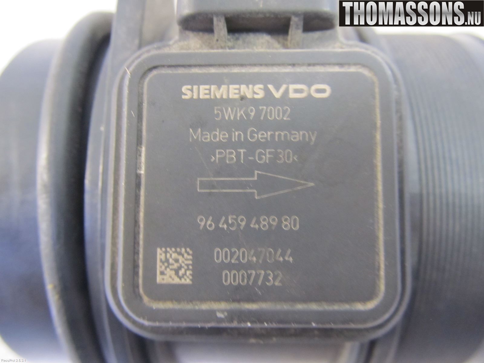 Volvo V50 04-07 Injluftmassamätare