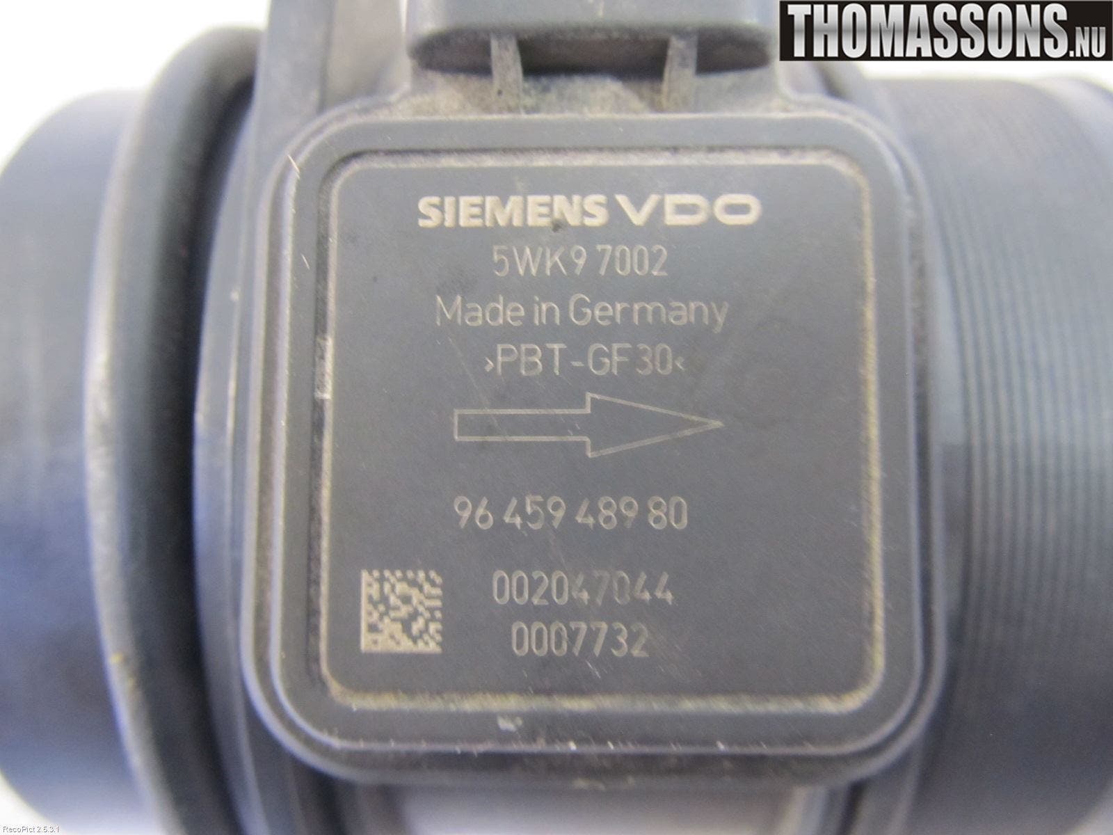 Volvo V50 04-07 Injluftmassamätare