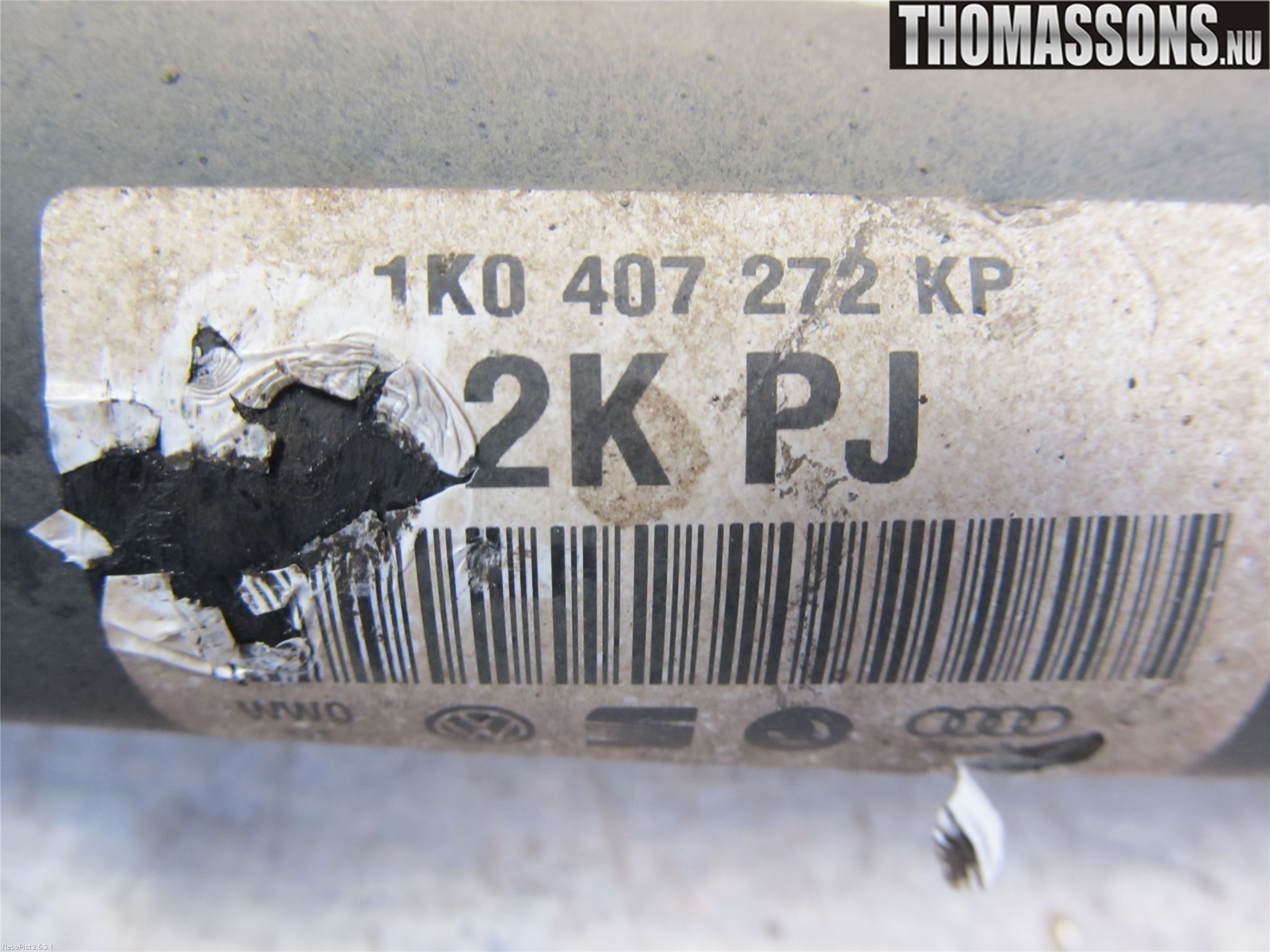 Volkswagen VW GOLF V 04-09 Drivaxel Fram Höger