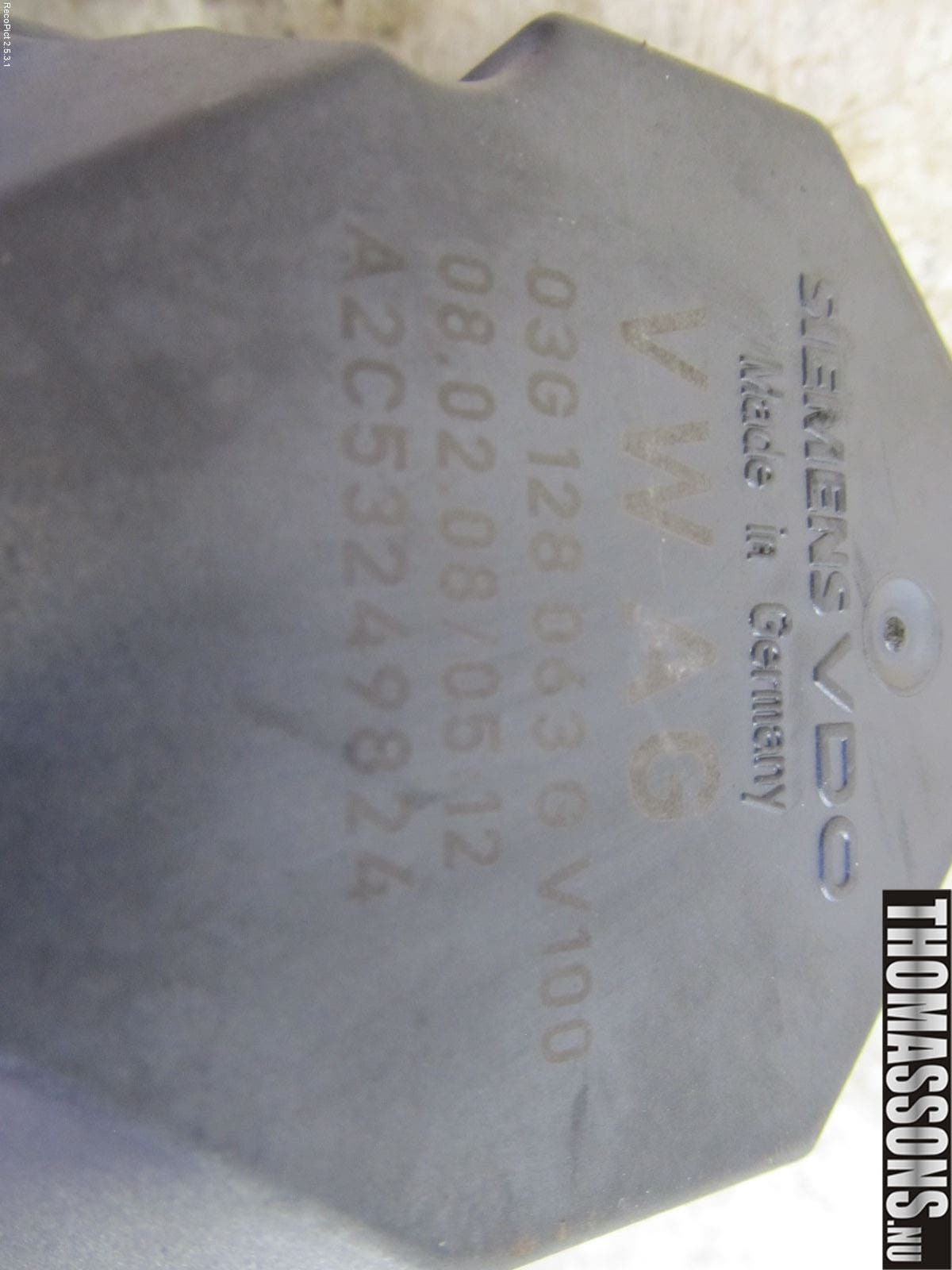 Audi A3/S3 05-13 Injspjällhus