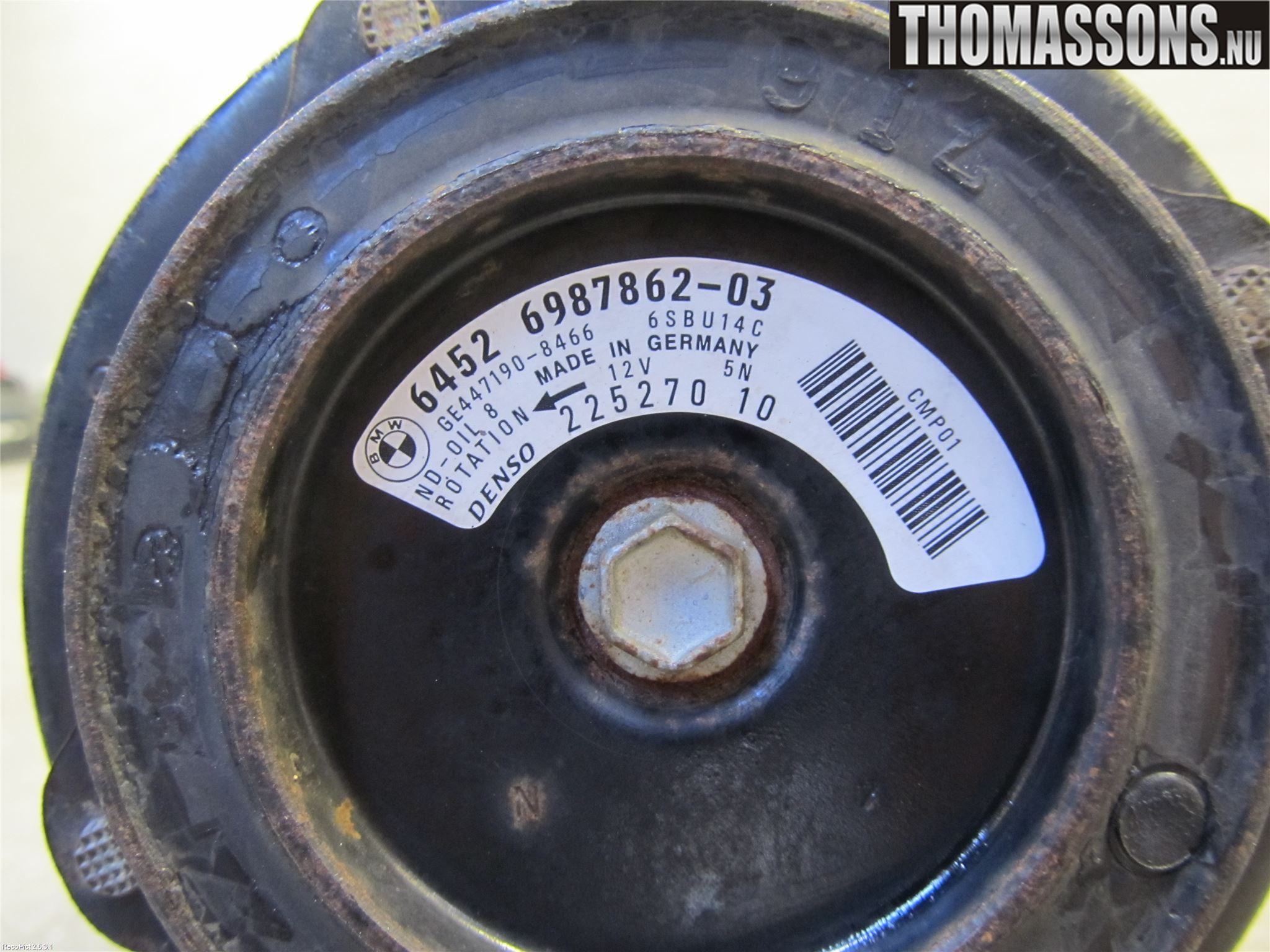BMW 1 E87/81 5D/3D 03-11 Ac Kompressor