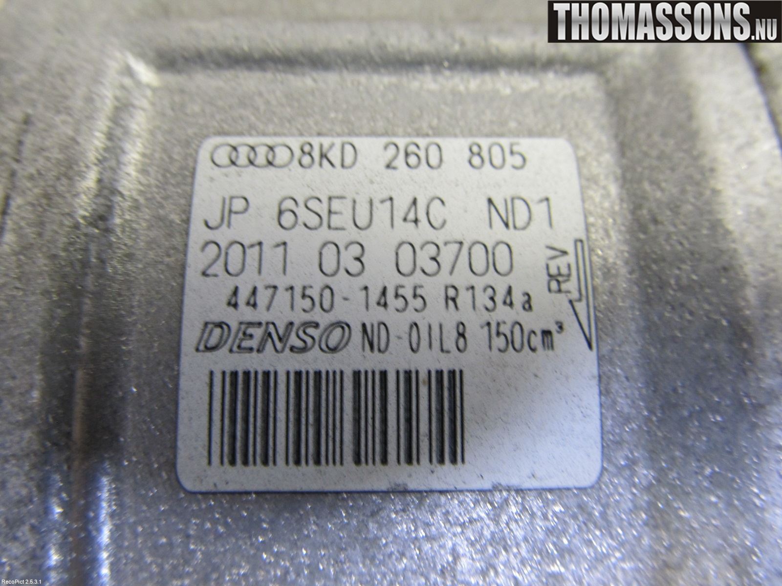 Audi A4/S4 08-11 Ac Kompressor