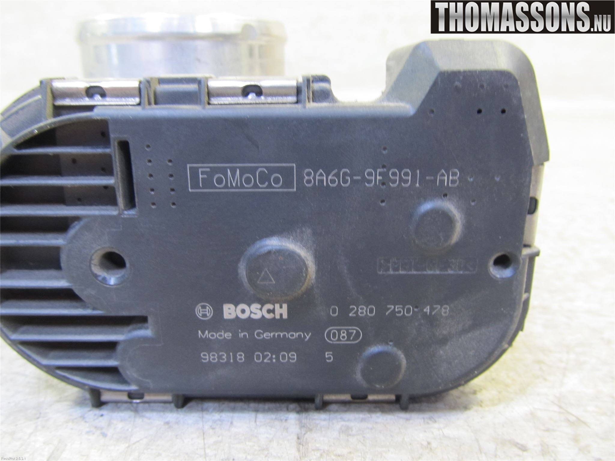 Ford FIESTA 09-12 Injspjällhus