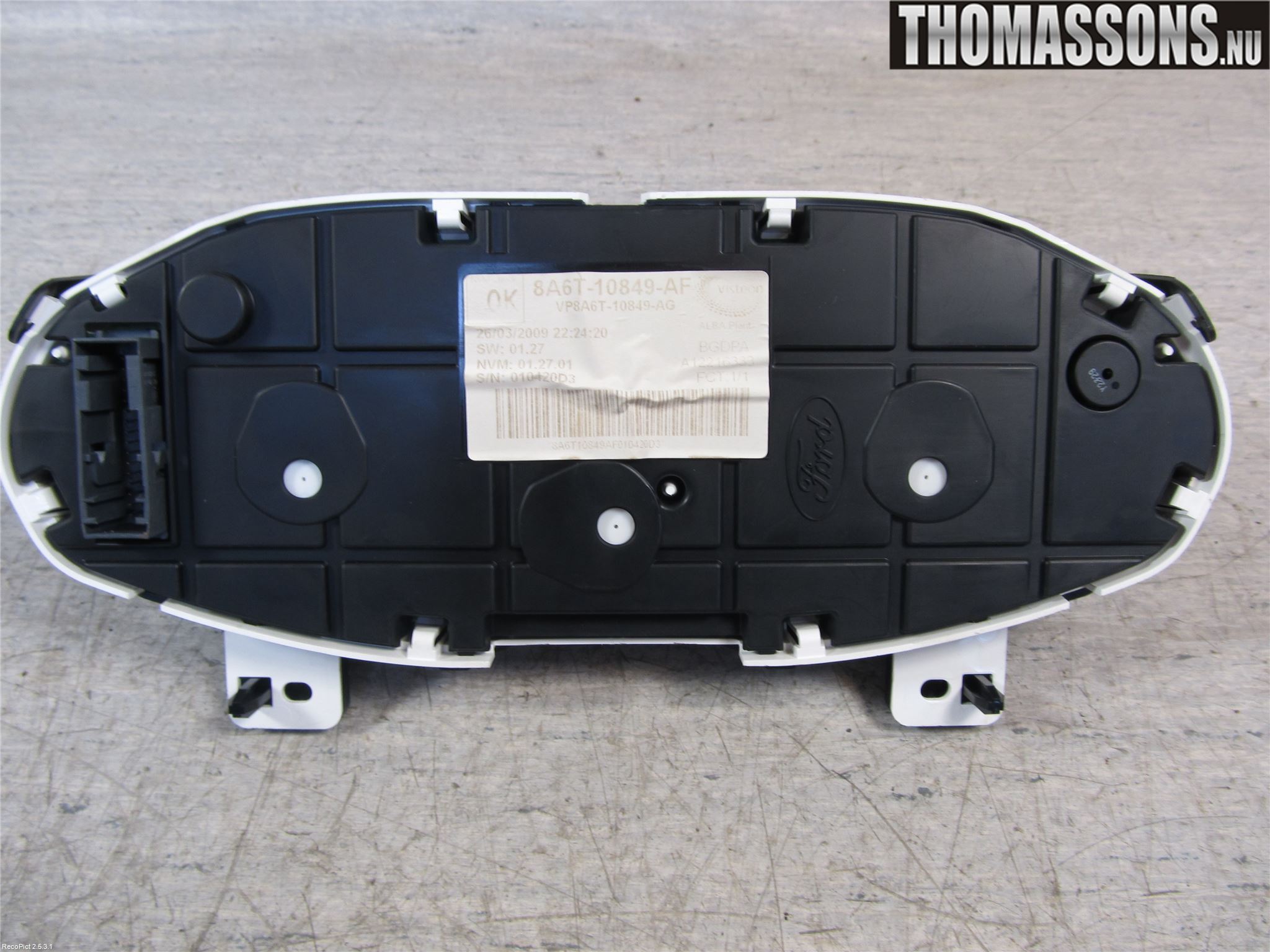 Ford FIESTA 09-12 Instrument Komb