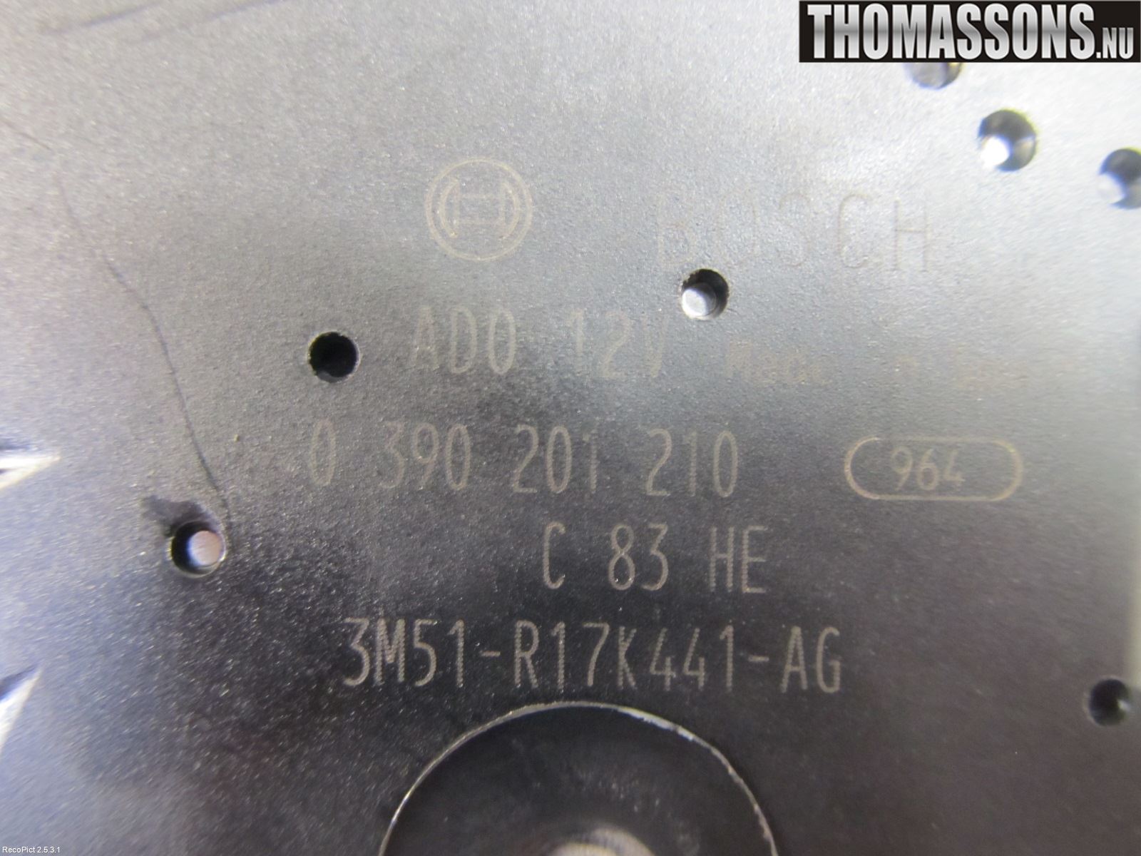 Ford FOCUS C-MAX I 07-10 Torkarmotor Baklucka