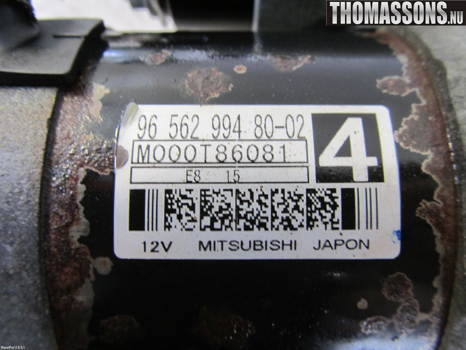 Peugeot 407 Startmotor