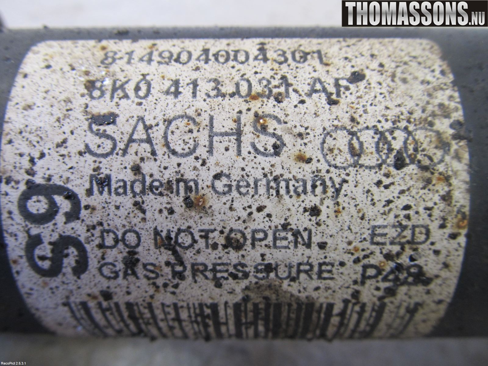 Audi A5 07-16 Fjäderben Fram Vänster