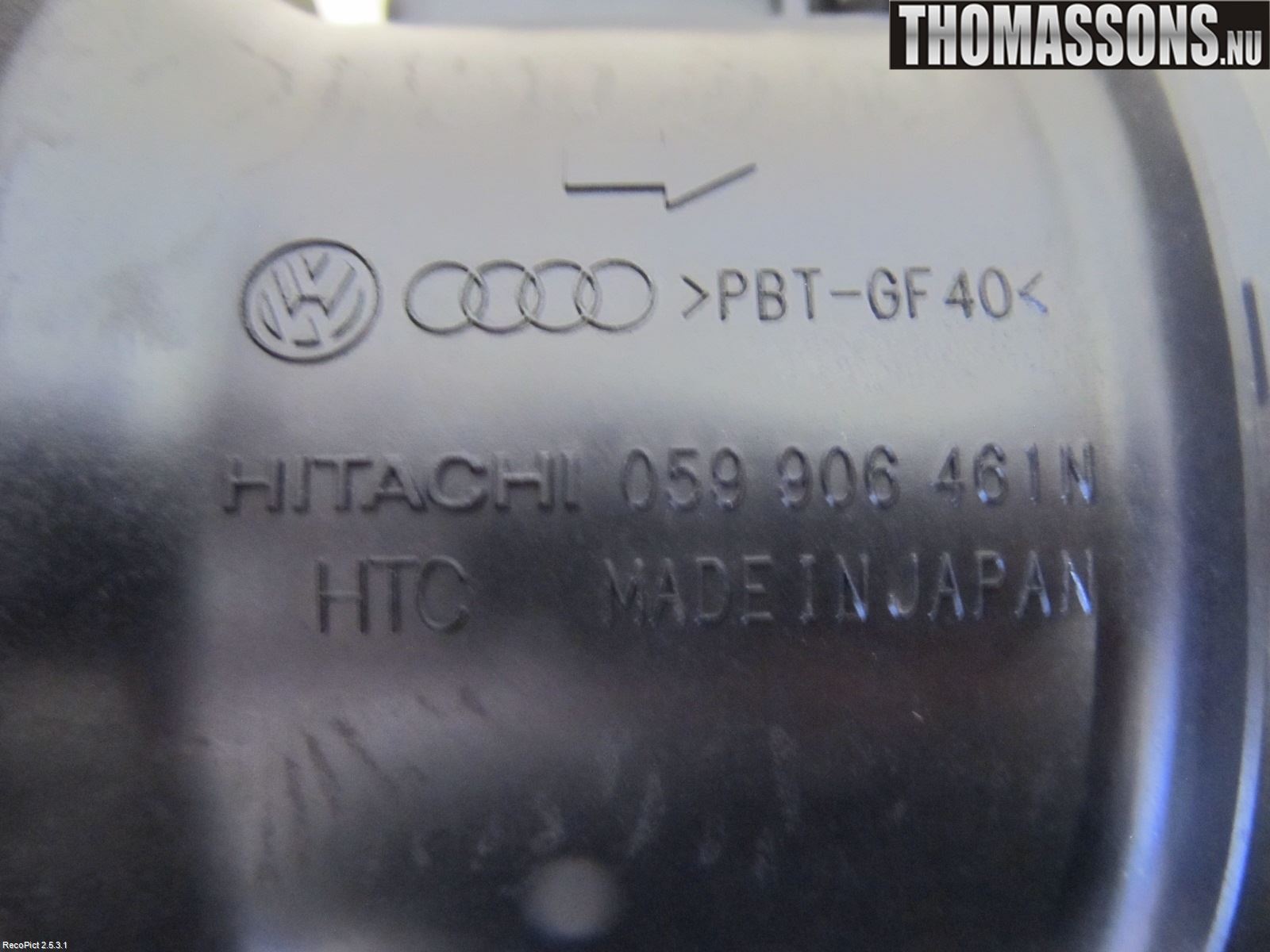 Audi A5 07-16 Injluftmassamätare