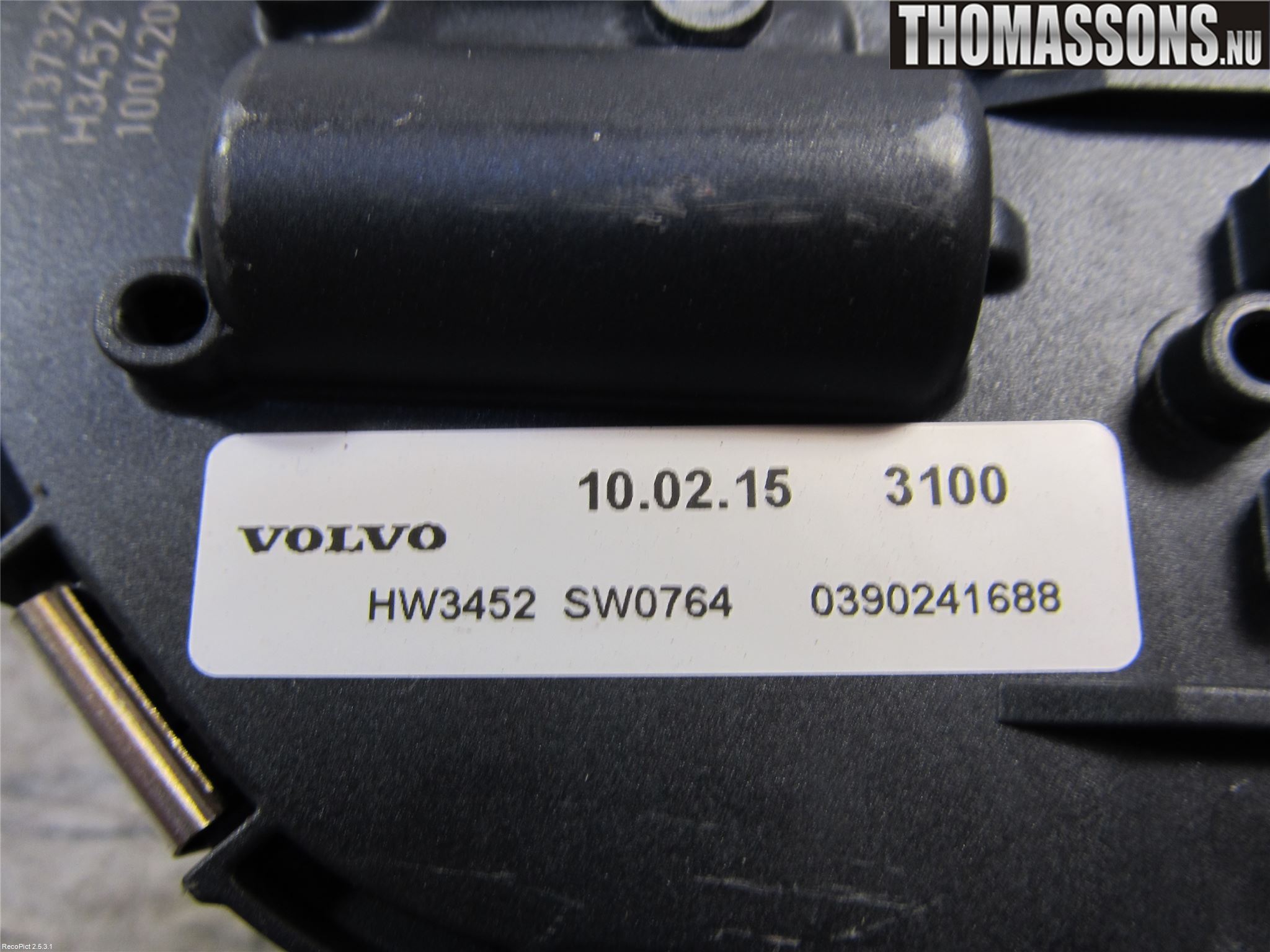 Volvo V50 08-12 Torkarmotor Vindruta