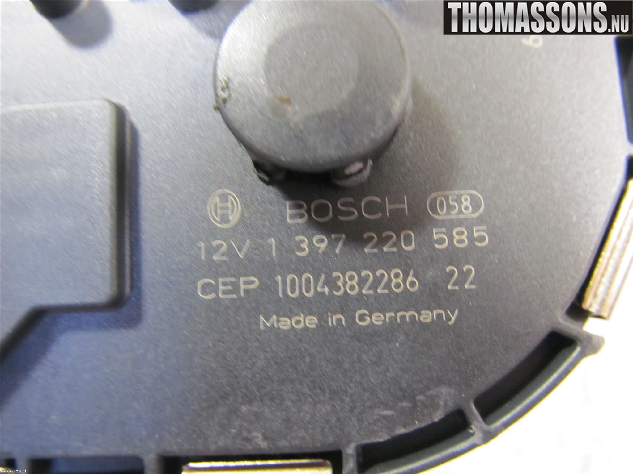 Volvo V50 08-12 Torkarmotor Vindruta