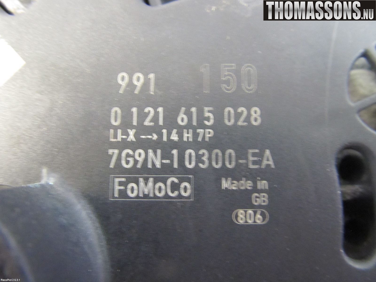 Ford MONDEO 07-15 Generator