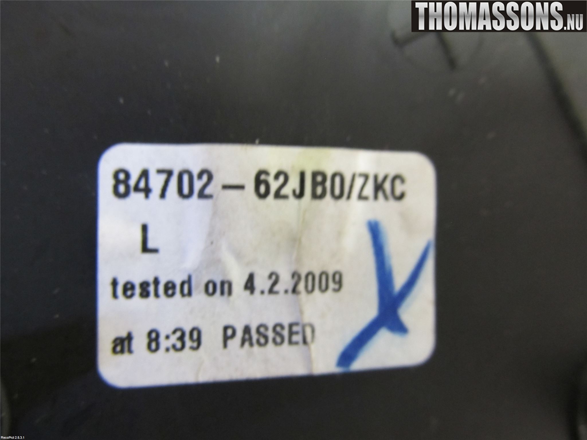 Suzuki SWIFT 05-10 Spegel Yttre El Vä