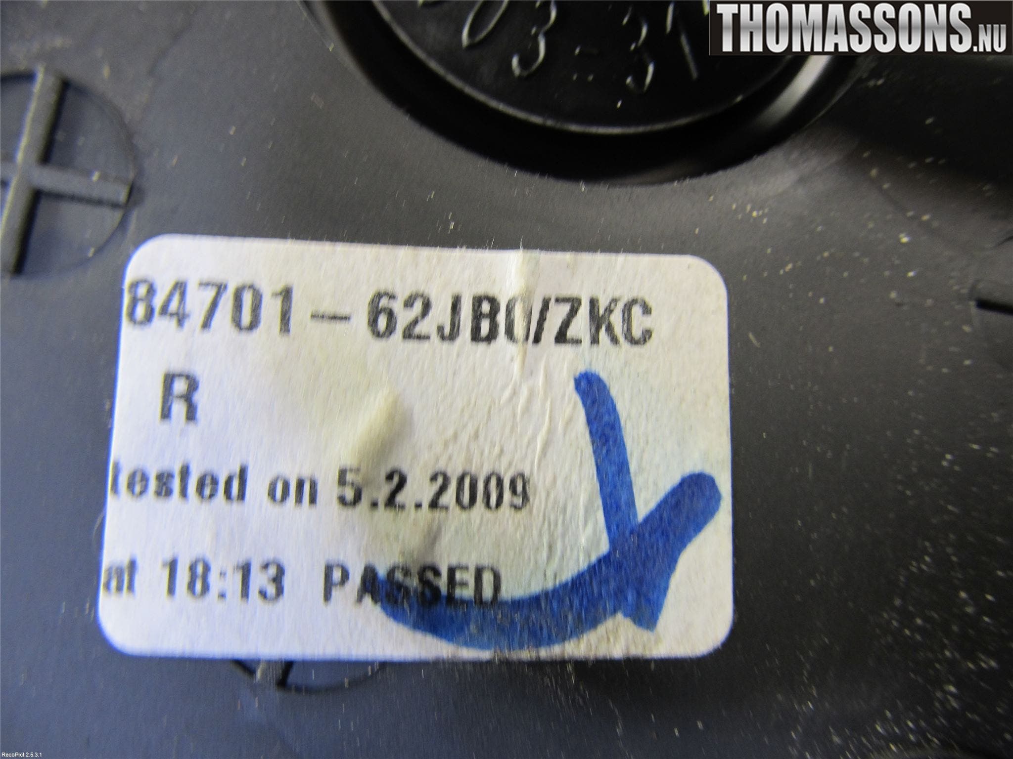 Suzuki SWIFT 05-10 Spegel Yttre El Hö