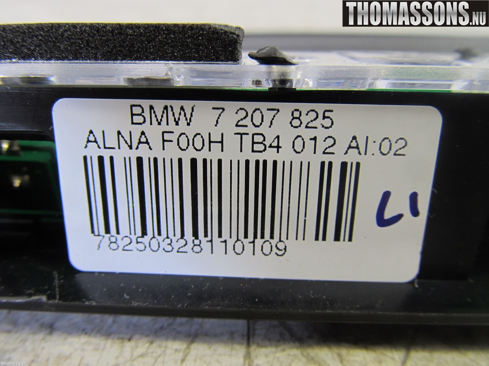 BMW X6 E71/E72   08-14 Bromsljus Bakruta