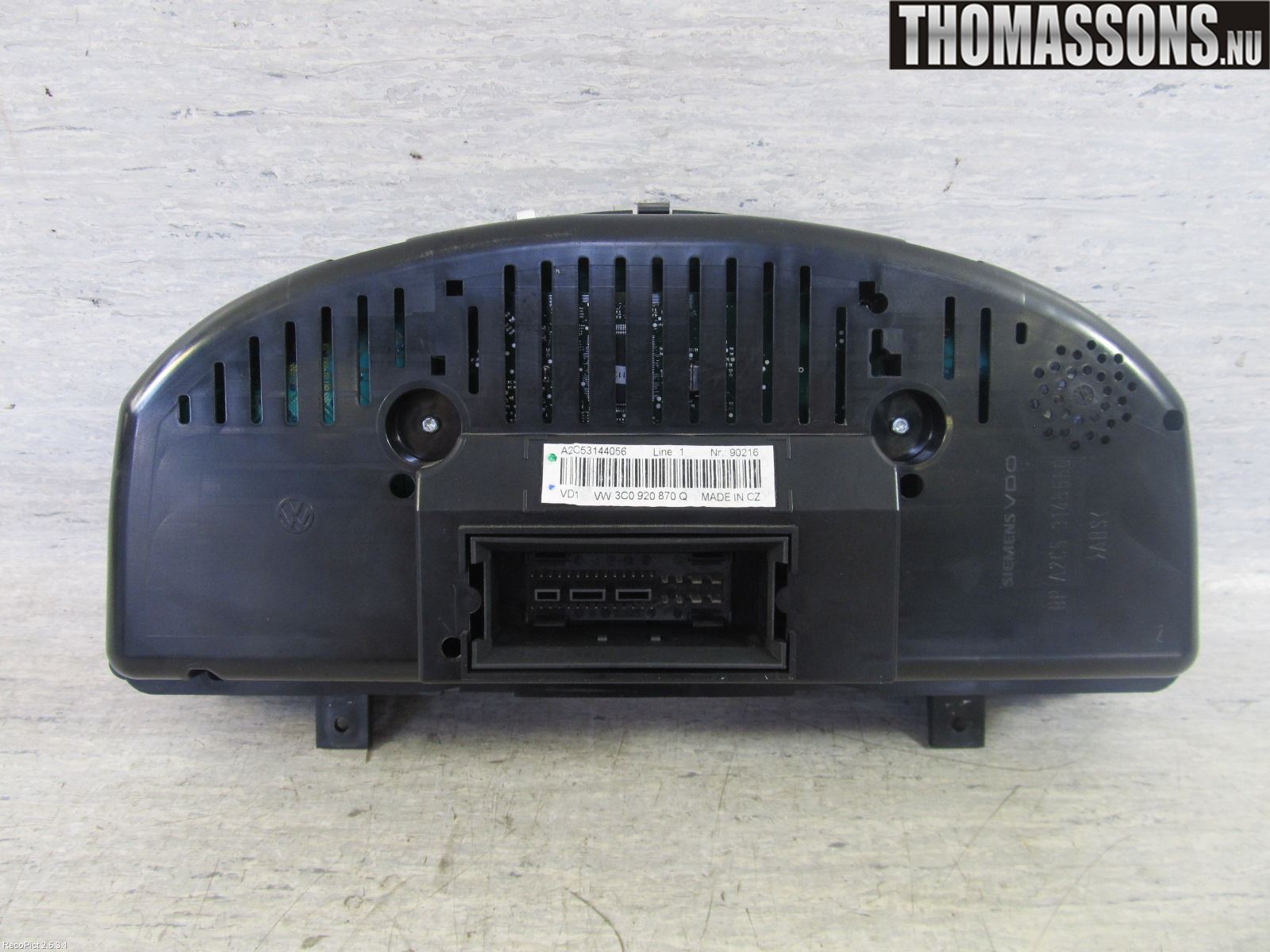 Volkswagen VW PASSAT 05-11 Instrument Komb