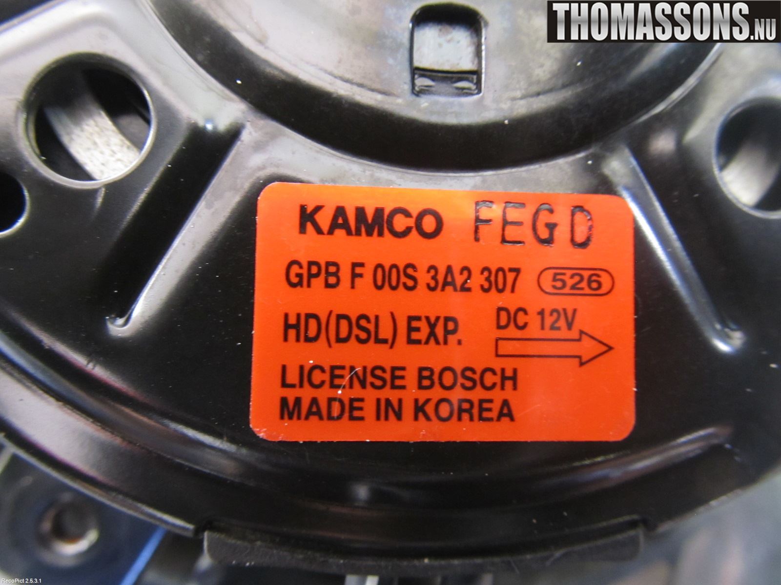 Kia CEED 06-12 Kylfläkt El