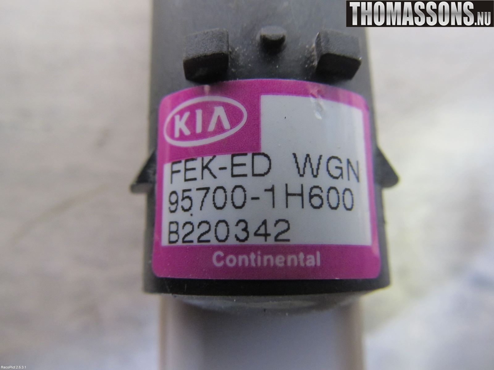 Kia CEED 06-12 Parkeringshjälp Backsensor