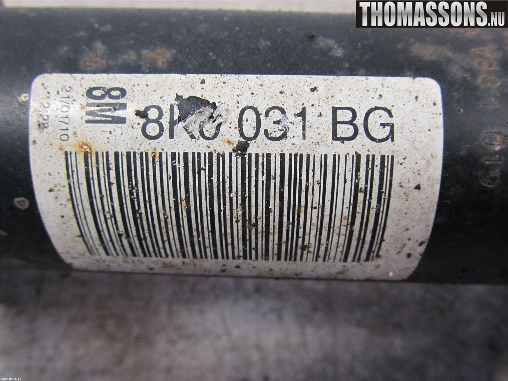 Audi A4/S4 08-11 Fjäderben Fram Höger