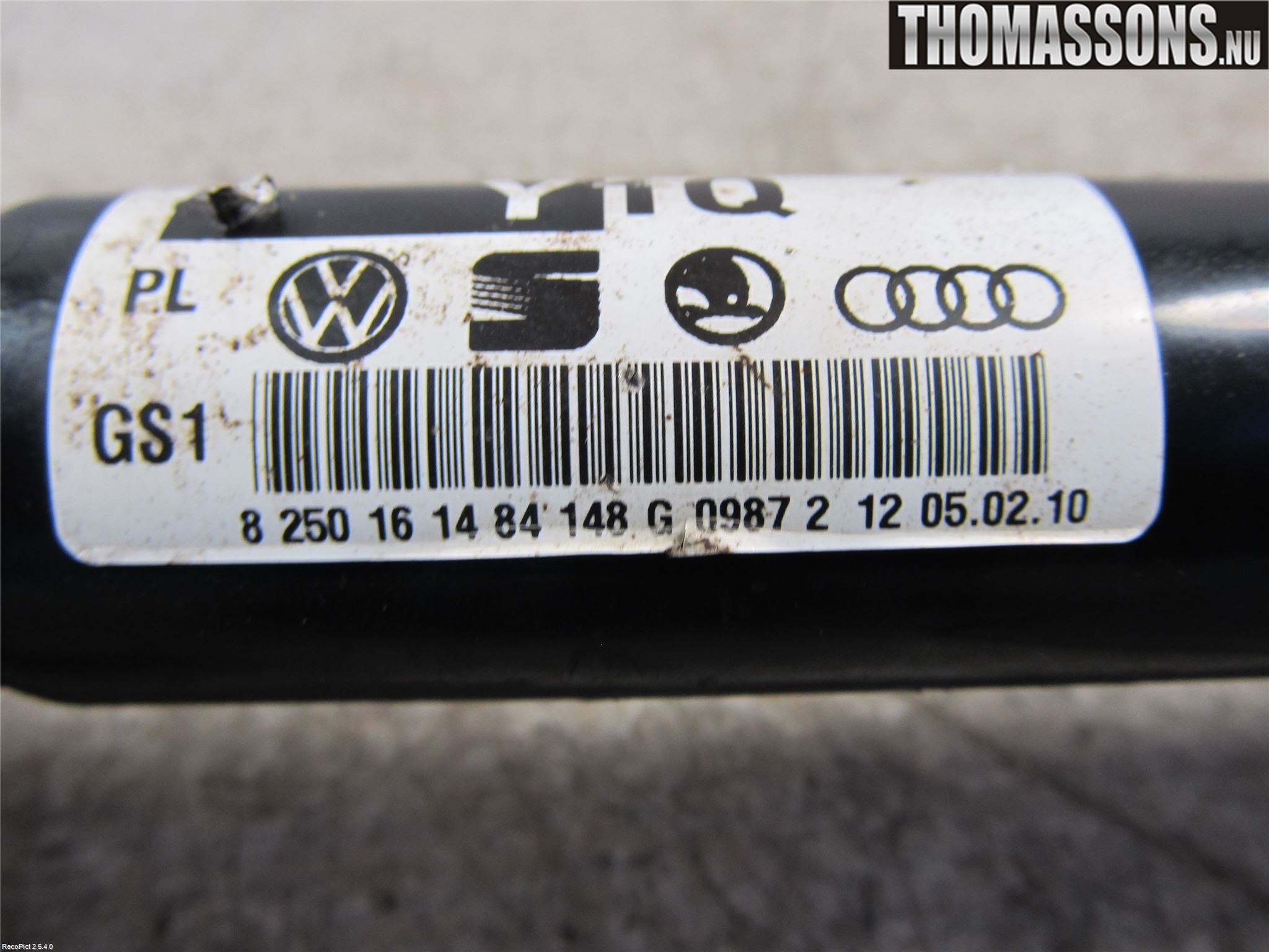 Audi A4/S4 08-11 Drivaxel Fram Höger