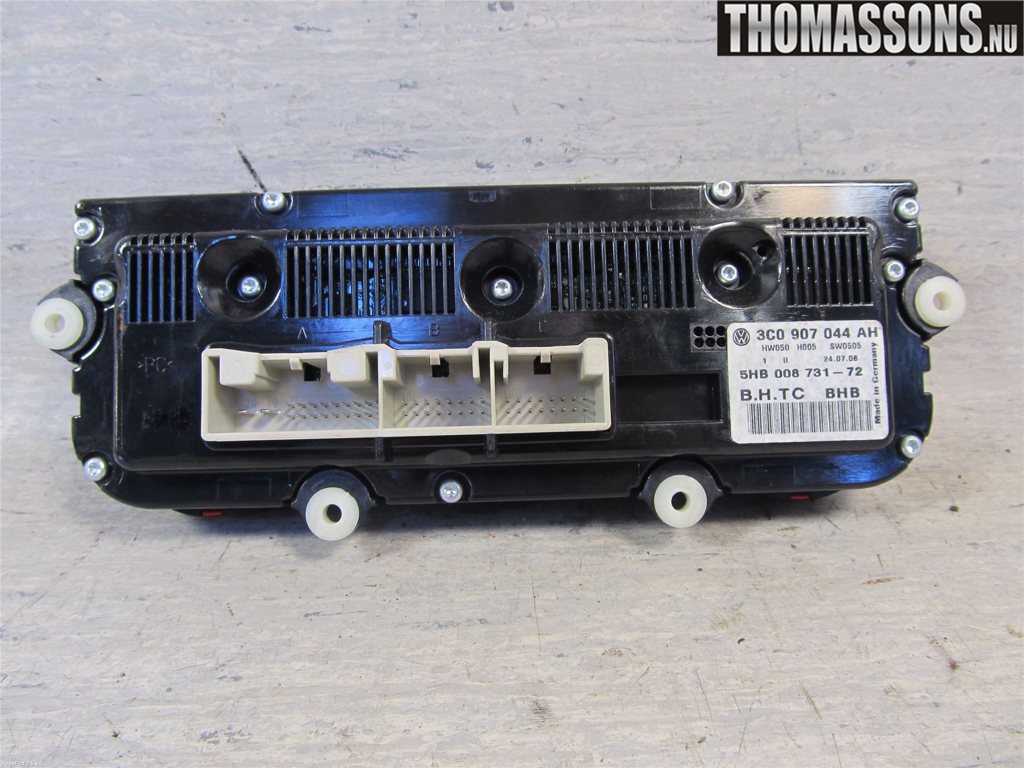 Volkswagen VW PASSAT 05-11 Värmereglage