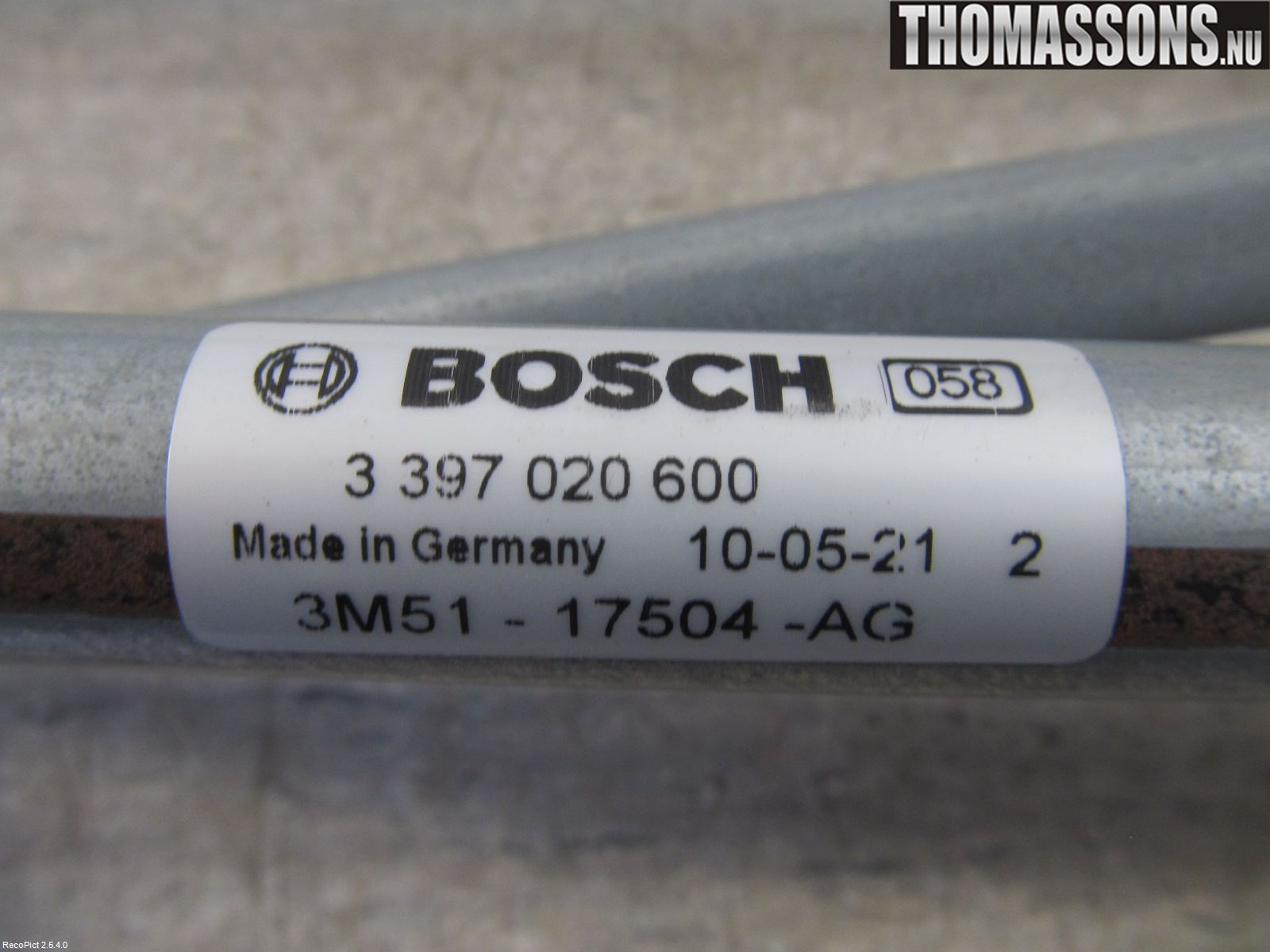 Ford FOCUS C-MAX I 07-10 Torkarmotor Vindruta