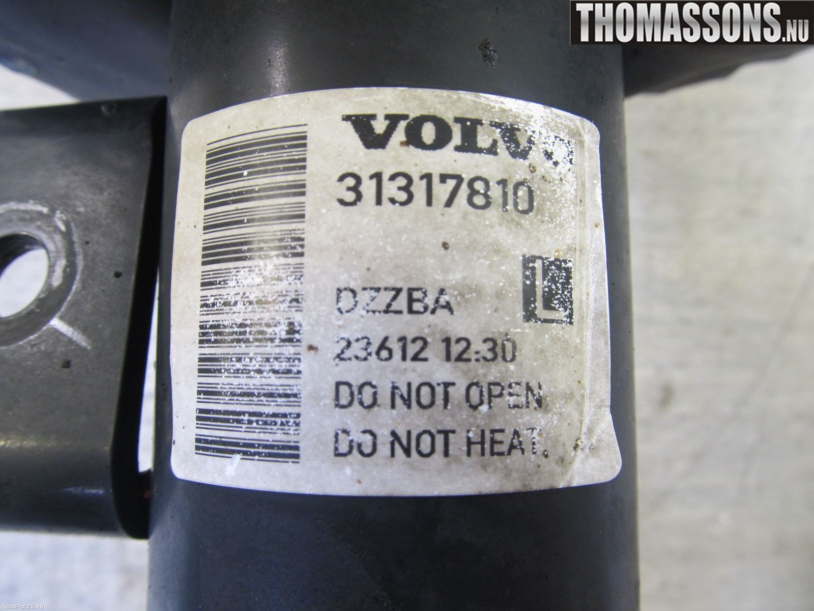 Volvo V70 08-13 Fjäderben Fram Vänster