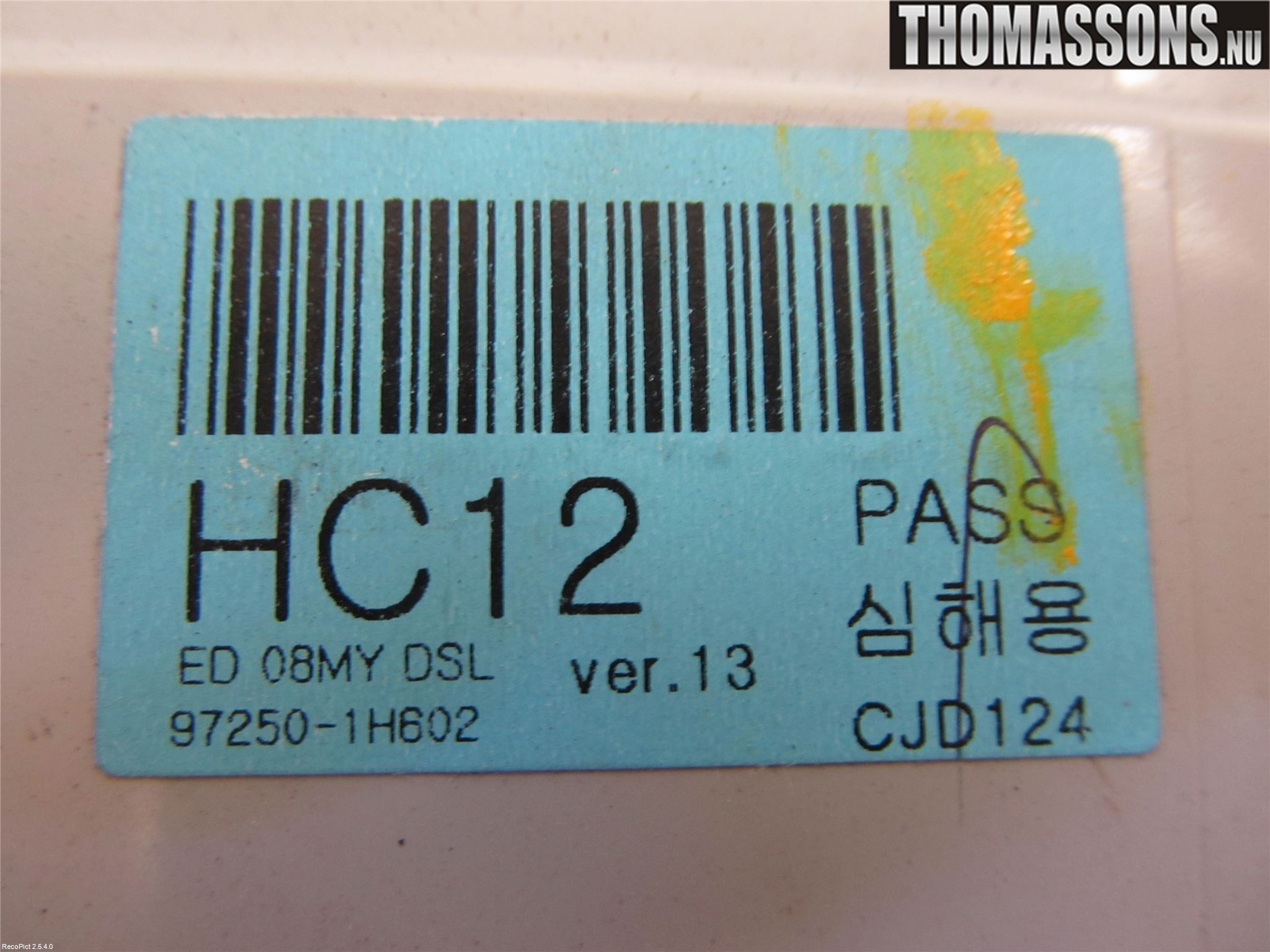 Kia CEED 06-12 Värmereglage