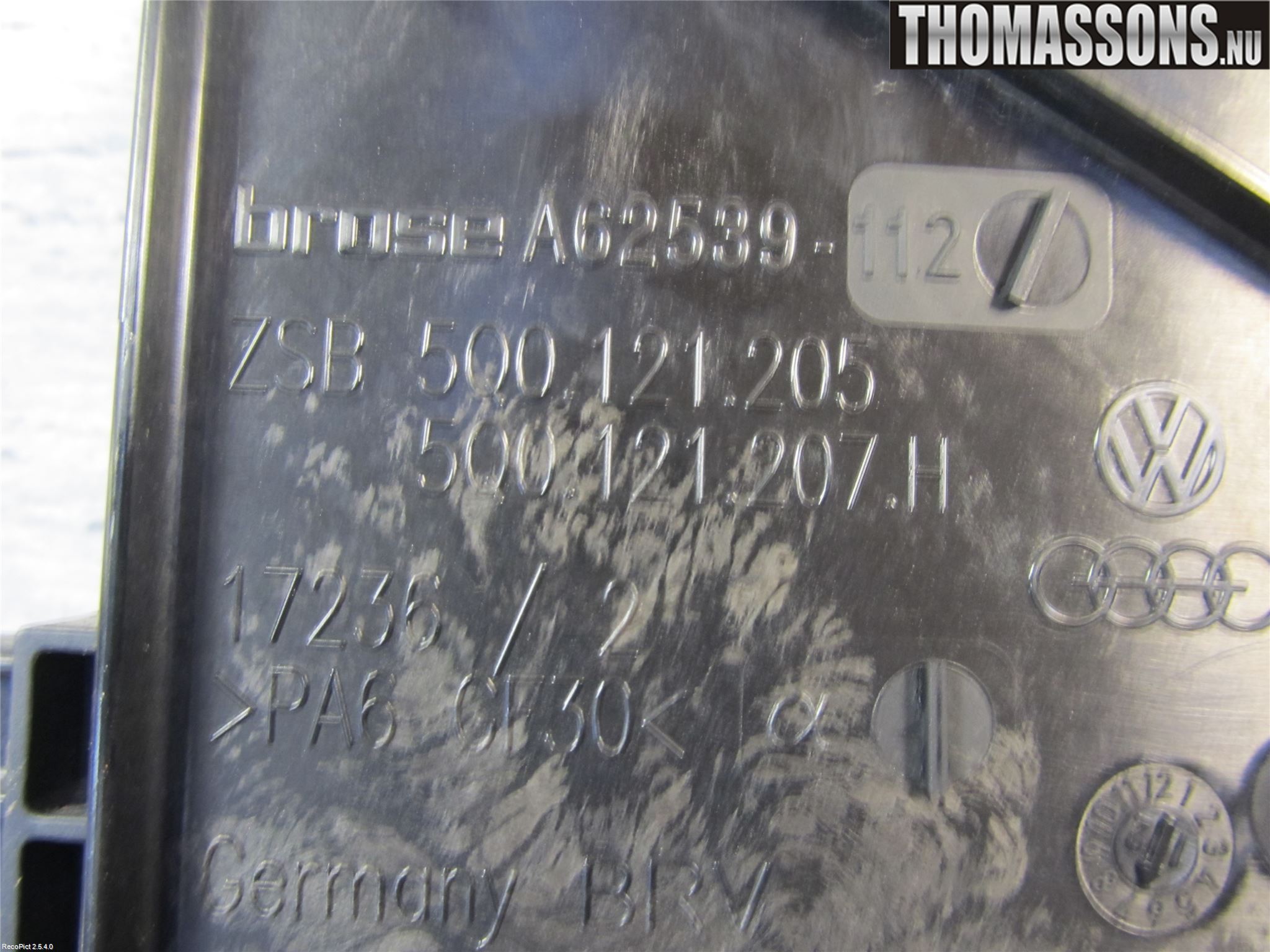 Volkswagen VW GOLF / E-GOLF VII 13-20 Kylfläkt El