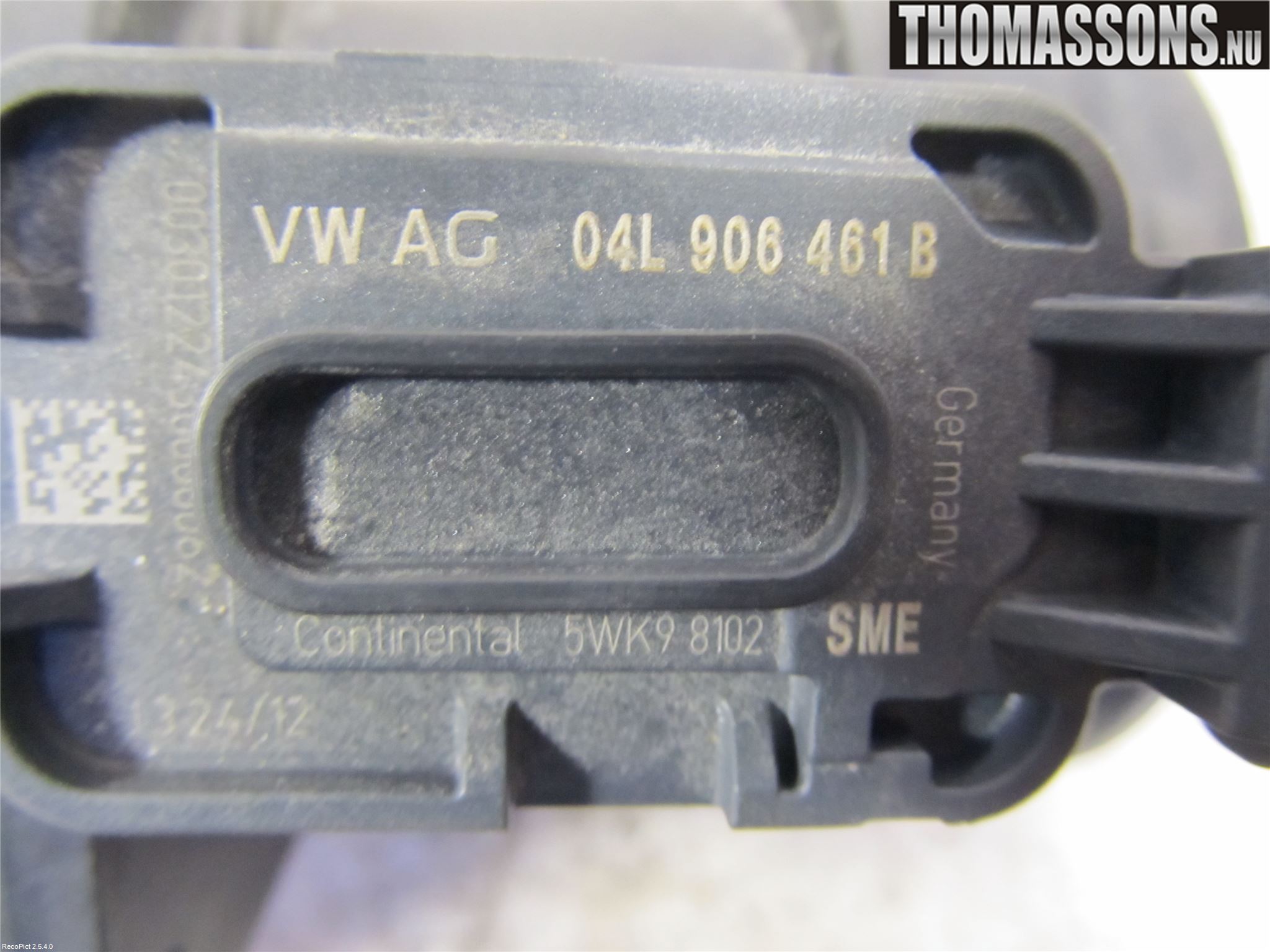 Volkswagen VW GOLF / E-GOLF VII 13-20 Injluftmassamätare