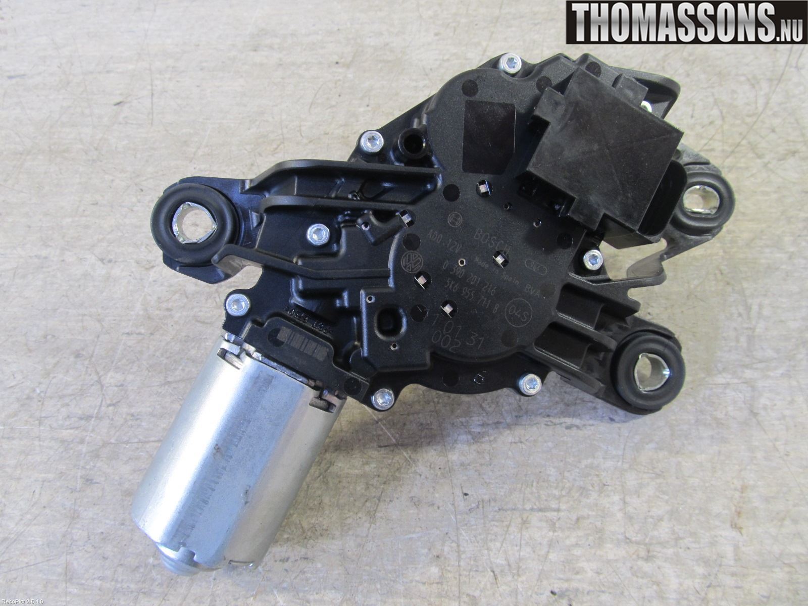 Volkswagen VW GOLF VI 09-13 Torkarmotor Baklucka