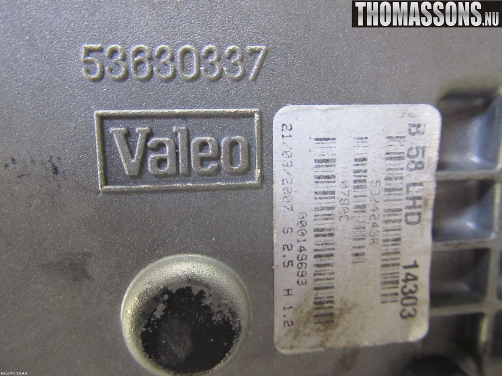 Citroen C4 PICASSO 06-13 Torkarmotor Vindruta