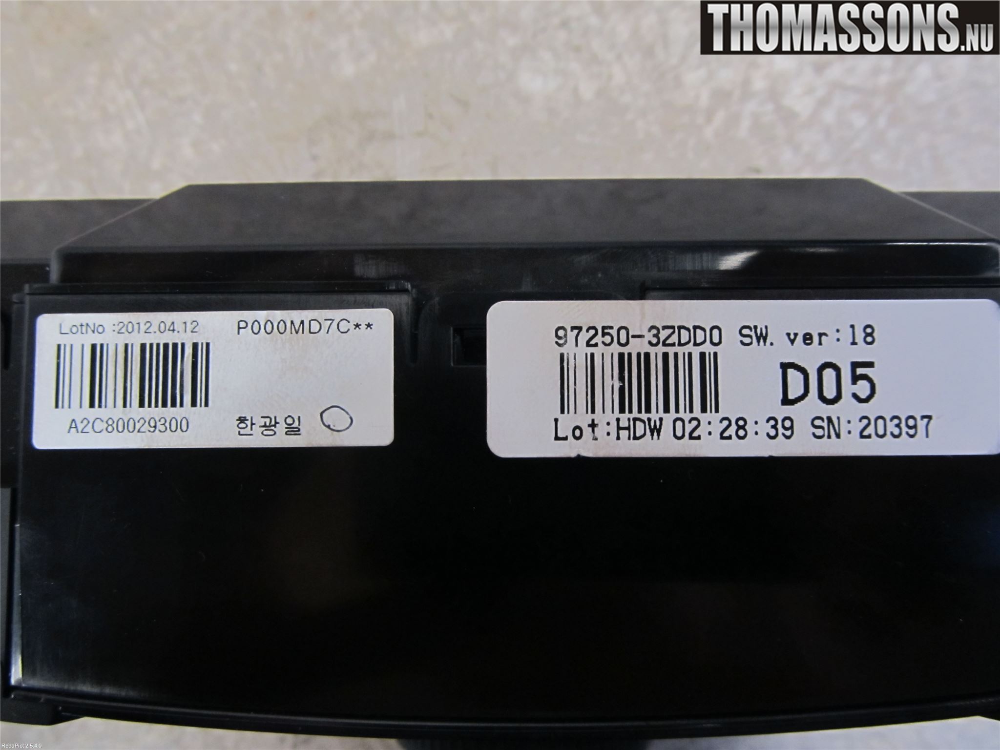 Hyundai i40 08-15 Värmereglage