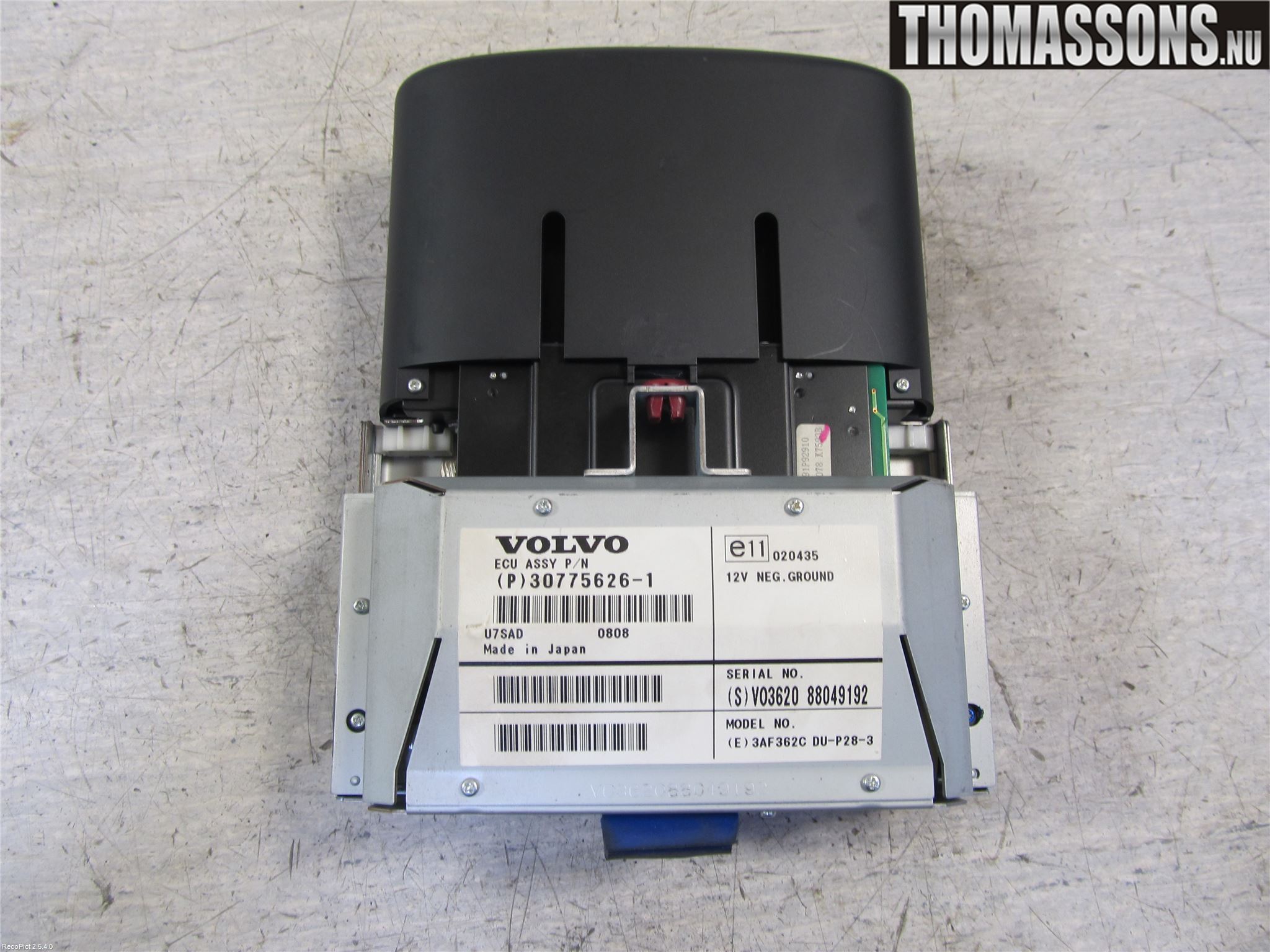 Volvo S60 05-10 Gps Navigator