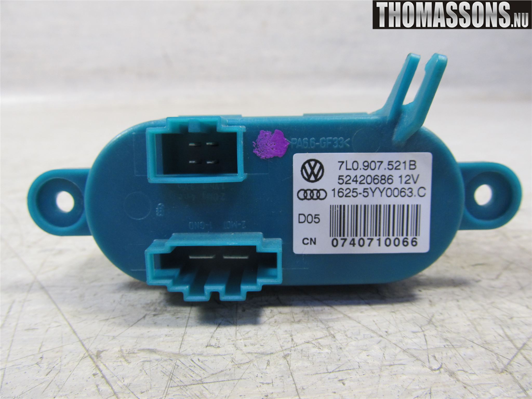 Audi Q7/SQ7 Värmefläktsmotstånd