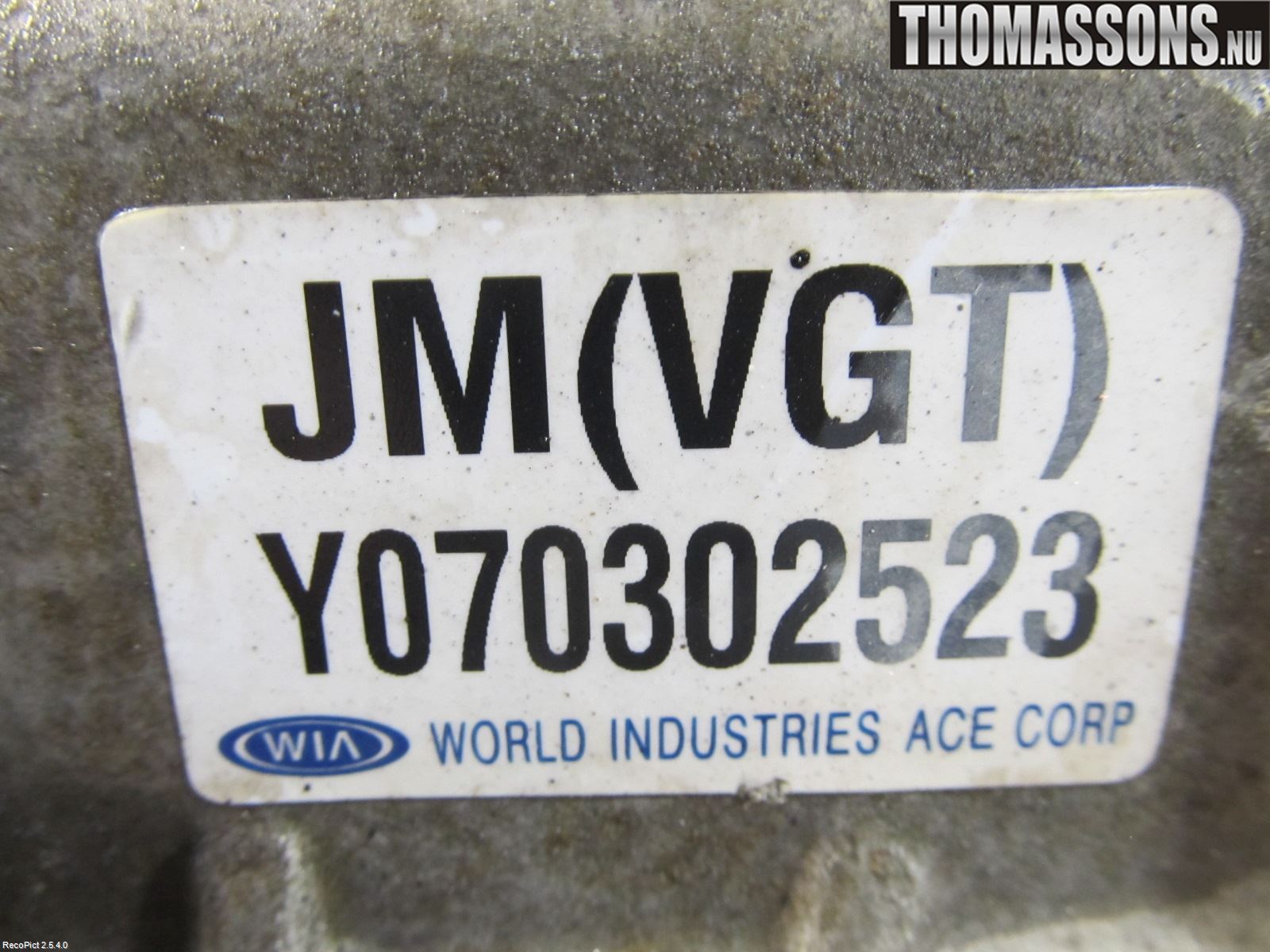 Kia SPORTAGE (JE) 05-10 Växel Fördelningslåda