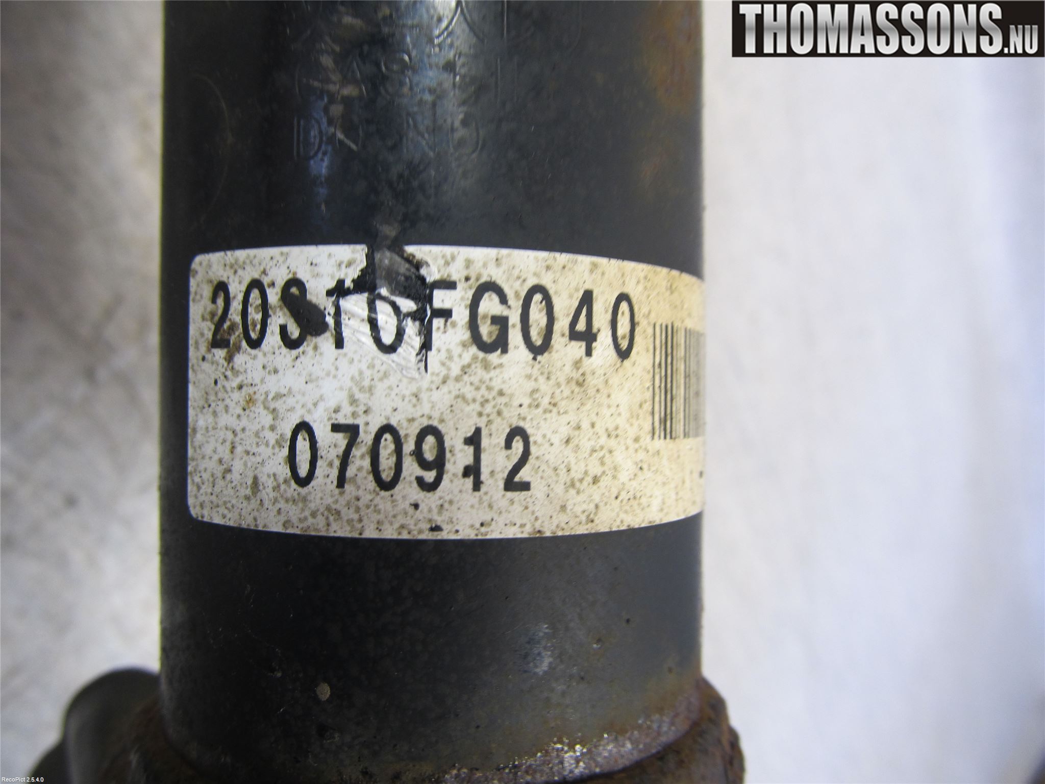 Subaru IMPREZA III 08-11 Fjäderben Fram Höger